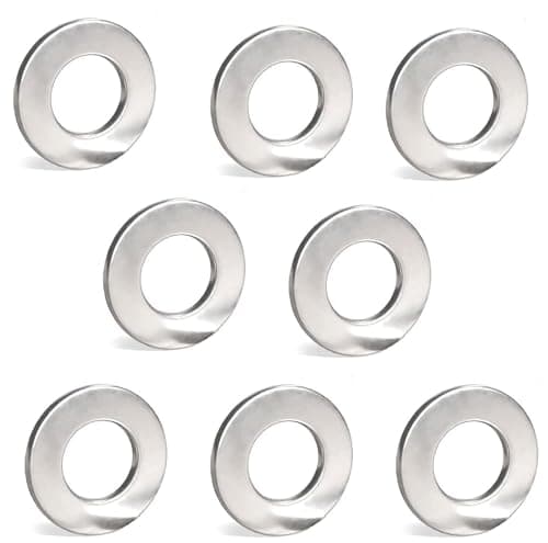 Image of M12 Stainless Steel Washers (12mm) Form A Thick Flat washers For Bolts And Screws Metal Grade A2 Stainless Steel (304) M12 x 20 Pack