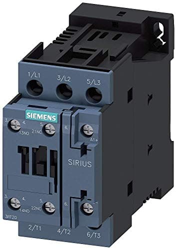 Image of 3RT2026-1BB40 | SIEMENS CONTACTOR 3P 11KW/400V 1NO+1NC 24VDC S0 SCREW TERMINAL