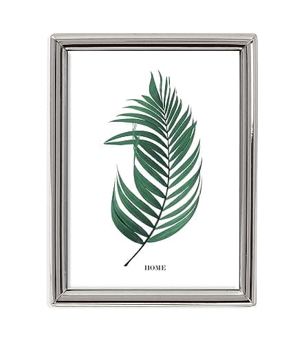 Image of Inov8 Framing Tarnish Resistant Silver Plated Picture Frame - Thin Edge Design for 2.5x3.5 Inch (6.5 x 9cm) Photo