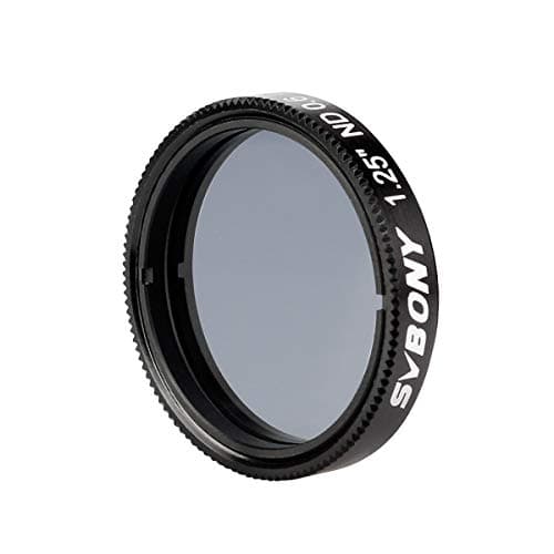 Image of SVBONY SV139 Telescope Filter, 1.25 inch 25 Percent Transmission Neutral Density Moon Filter for Telescope Eyepiece Reduce Moon Surface Overall Brightness