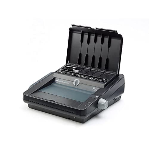 Image of GBC WireBind W25E Binding Machine, Electronic Punch, 25 Sheet Punch Capacity, 125 Sheet Binding Capacity, A3, A4 and A5, Black, 4400541