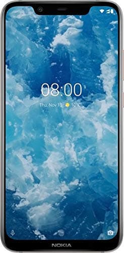 Image of Nokia 8.1 6.18-Inch Android 9 Pie Smartphone with 4GB RAM with 64GB storage (Single Sim) - Steel (Refurbished)