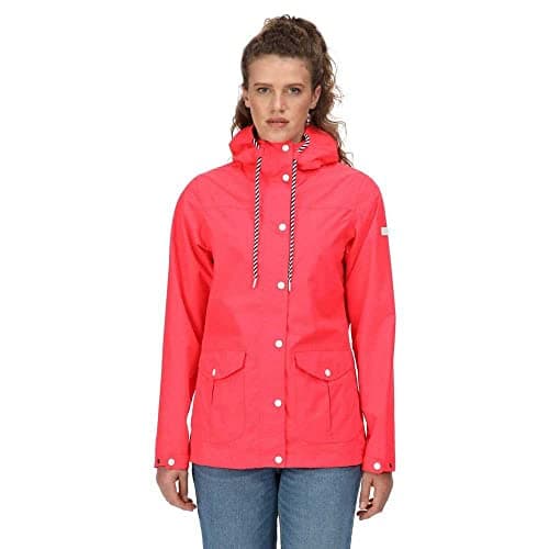 Image of Regatta Womens Bayarma Waterproof Jacket Neon Pink 10