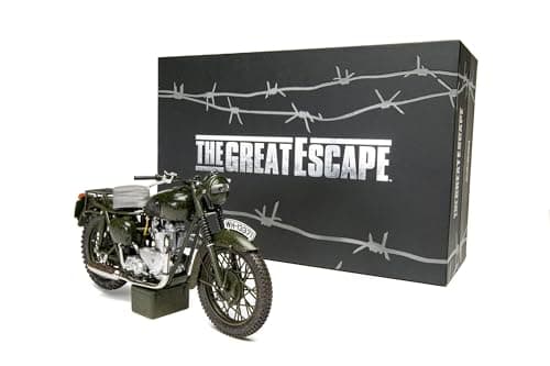 Image of Corgi Diecast Model Cars - CC08501 The Great Escape - Triumph TR6 Trophy (Weathered) - Men, Women & Kids Souvenir Gifts from UK - Small Die Cast Toy Car Models for Boys, Gift for Motor Enthusiasts