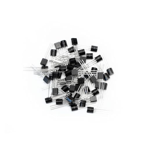 Image of Innfeeltech 50 Pcs BJT Power Transistors Values 2N5551 NPN Power General Purpose Transistors