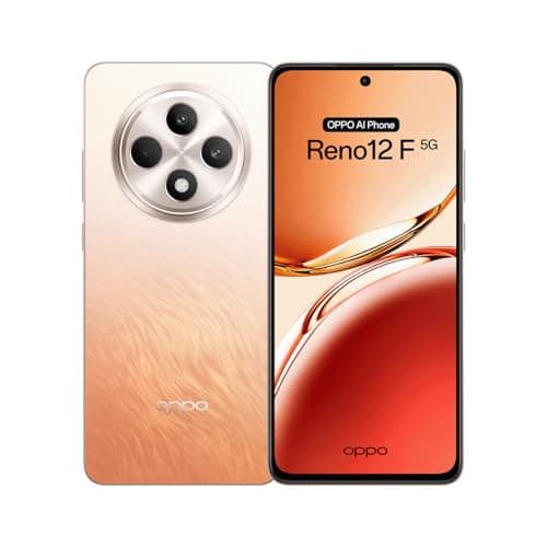 Image of OPPO Reno12 F 5G Mediatek D6300 8GB RAM 256GB Storage 6.67" FHD+ OLED Display Smartphone ColorOS Amber Orange