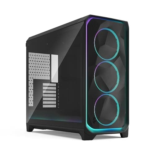 Image of Fractal Design Meshify 3 XL Ambience Pro RGB Black TG with Advanced Ventilation and ARGB Lighting