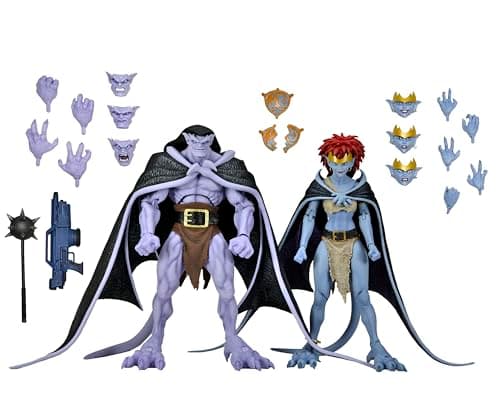 Image of NECA Collectible 2-Pack Gargoyles: Vows Ultimate 7" Scale Action Figures - Goliath and Demona