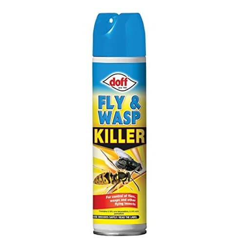 Image of Doff 2 x Fly & Wasp Spray Killer 300ml Aerosol Fast Acting insecticide