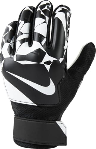 Image of NIKE HQ0258-010 NK GK MATCH JR Gloves Unisex BLACK/WHITE/WHITE Size 6