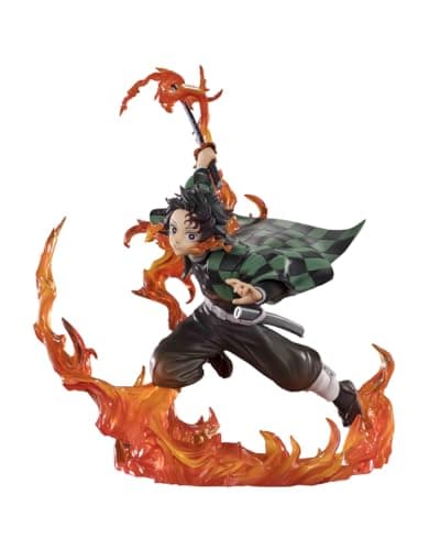 Image of TAMASHII NATIONS - Demon Slayer: Kimetsu no Yaiba - Tanjiro Kamado (Kyojuro Rengoku's Sword Guard ver.) FiguartsZERO Collectible Figure