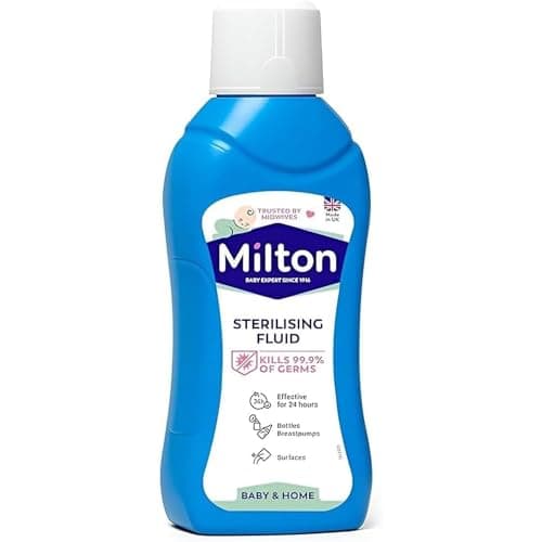 Image of Milton Sterilising Fluid 500ml Trusted Cold Water Steriliser for Baby Bottles Feeding Equipment Breast Pump Accessories and Household Items Fast Effective Hygiene Care