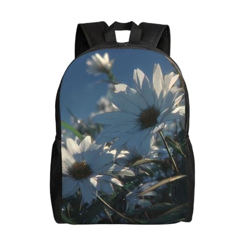 Image of JZSTY Wildflower Joy Lightweight Splash-Proof Travel Backpack with Independent Compartment for Outdoor and Daily Use