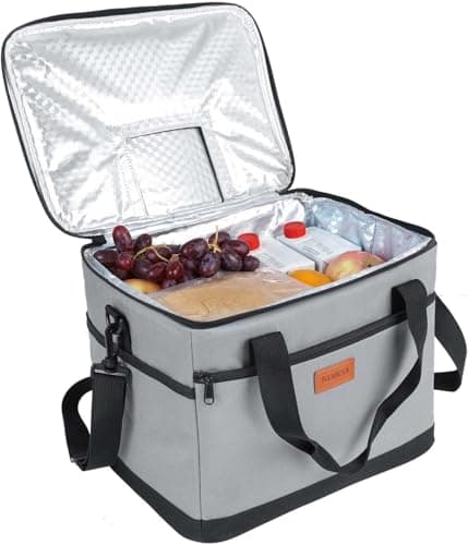 Image of Kollea Cool Bag - 20 Litre Cool box -Insulated Cooler Bag Lunch Bag Keep Warm and Cold, Leak-Proof, With Carriying Straps, Multiple Pockets - Ideal for Travel, Camping, Picnics, BBQ