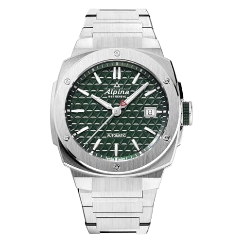Image of Alpina Men's Analog Automatic Watch with Stainless Steel Strap AL-525GR3AE6B