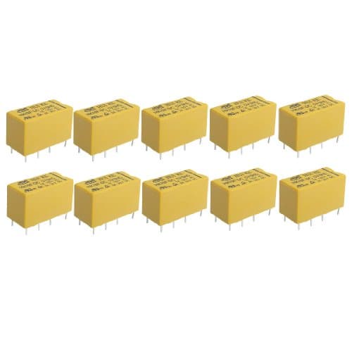 Image of Sourcingmap 10 x DC 5V Coil 8 Pins DPDT Power Relay HK19F
