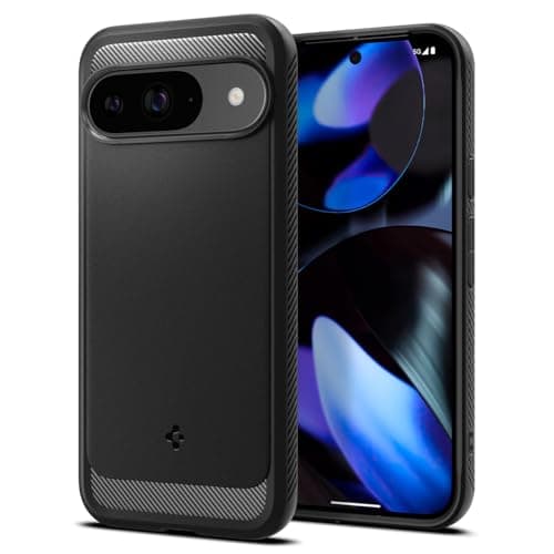 Image of Spigen for Google Pixel 9/9 Pro, Rugged Armor Case [Military-Grade Drop Protection] - Matte Black
