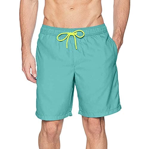Image of Mens Swimming Shorts 36 Waist Quick Dry Mens Beach Shorts Men's Swim Trunks Swimming Jammer Cool Dry Active Swimsuit Swimming Athletic Workout Running Shorts 50th Birthday Gifts Men Deal of The Day