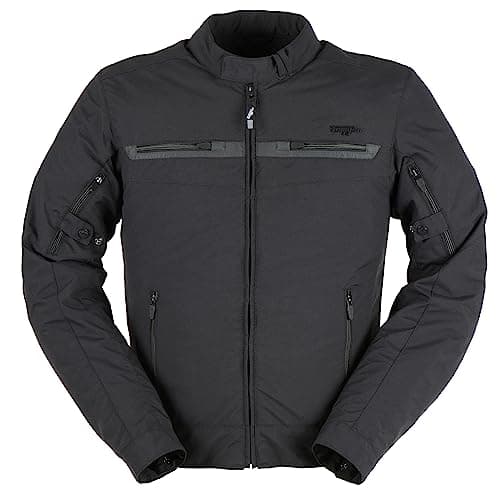 Image of Furygan Mens Scotty Jacket, Black, M UK