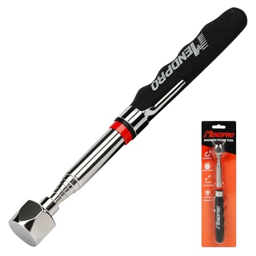 Image of MENDPRO Telescopic Magnet Pickup 32 Inch Extendable 16 lbs Strong Magnetic Rod Telescopic Magnetic Stick Pick Up Tool Unique Gift for Men Dad Grandpa Mechanic