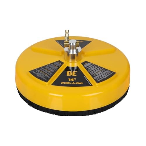 Image of BE 14 Whirl-A-Way Flat Surface Cleaner, Nylon Brush Skirt by BE PRESSURE