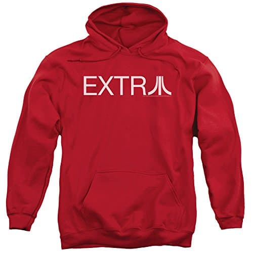 Image of Atari - Mens Extra Pullover Hoodie, XX-Large, Red