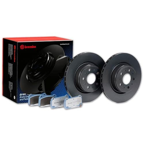 Image of BREMBO KT 08 022 Brake Set Rear Vented 365 mm Brake Set with Brake Discs and Brake Pads Set