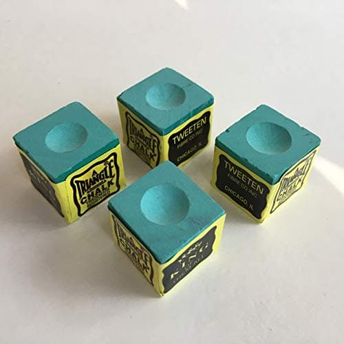 Image of 4 pcs Green TRIANGLE Snooker Pool Chalk - FAST FREE P+P