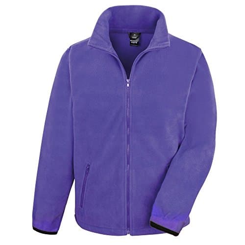 Image of Result Core Fashion Fit Outdoor Fleece Jacket, Purple, 2XL, Adjustable Hem