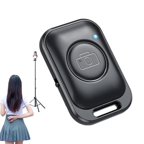 Image of 210mAh bluetooths Camera Shutter - 3.3x4.9cm Wireless Phone Remote Control, Portable Remote, Click Camera Control for Mobile Phones, Tripods, Selfie Sticks, Photography, Travel & Broadcast