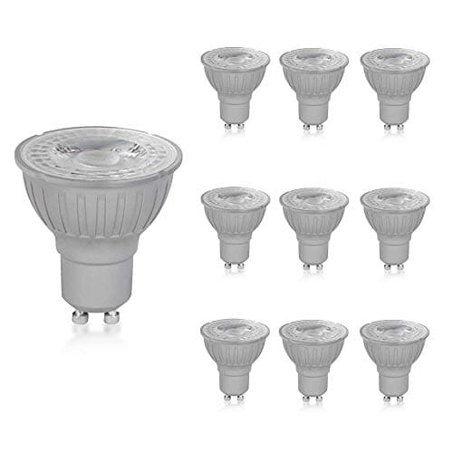 Image of Megaman GU10 Reflector Non-Dimmable LED Lamp, 4.2 Watt, 2800K Colour Temperature, Warm White 10 Packs