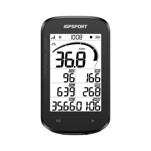 Image of iGPSPORT BSC100MAX GPS Bike Computer, Wireless 3'' Screen Auto Start/Stop Custom Data 40H Waterproof Bicycle Computer