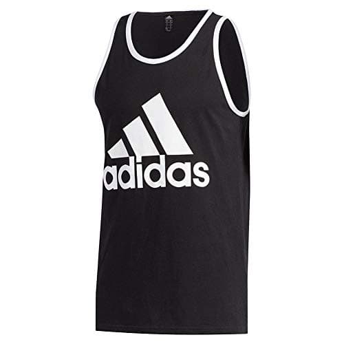 Image of adidas Badge of Sport Classic Tank, Black/White, XL