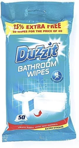 Image of Duzzit 2 x Bathroom Wipes-Pack of 50