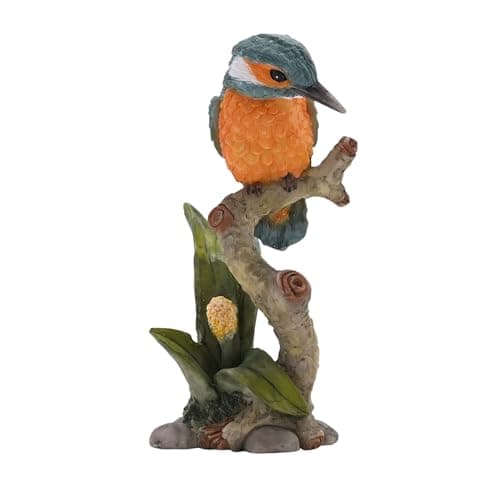 Image of Widdle Gifts Kingfisher on a Branch Resin Ornament Figurine 11.5cm from the Country Living range 7996