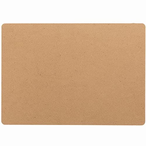 Image of Baker Ross A4 Wooden Painting Boards - 5 Pack, Painting Craft Supplies for Kids (FC380)
