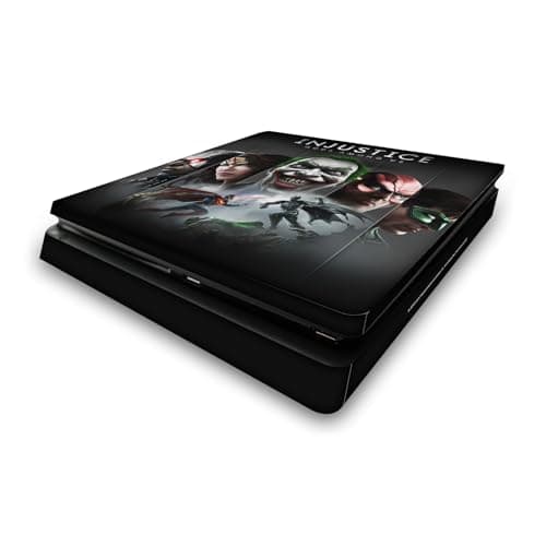 Image of Head Case Designs Officially Licensed Injustice Gods Among Us Poster Key Art Vinyl Sticker Gaming Skin Decal Cover Compatible With Sony PlayStation 4 PS4 Slim Console