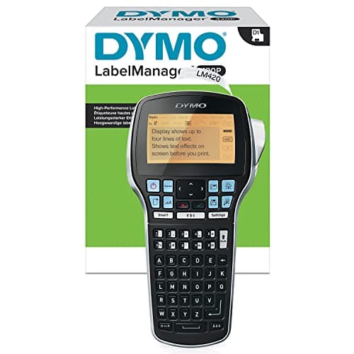 Image of DYMO LabelManager 420P Label Maker | High Performance Rechargeable Portable Label Printer | Computer Connection | Print Barcodes, Logos & Graphics