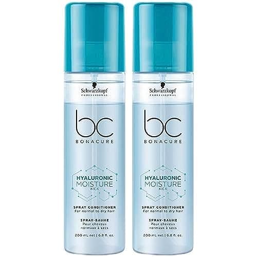 Image of Schwarzkopf BC Bonacure Hyaluronic Moisture Kick Spray Conditioner 200ml Double