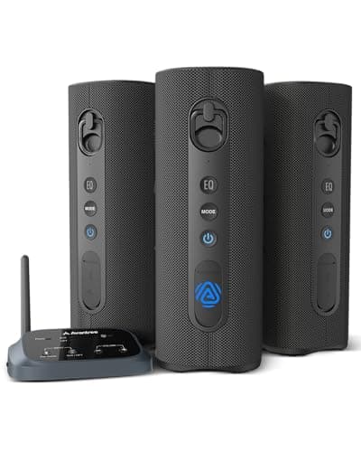 Image of Avantree Harmony A1 – Auracast Multi-Room Wireless Speaker System for Whole-Home Audio & Background Music, Expandable Setup for Stores & Small Venues, Bluetooth Audio Input, Optical & AUX