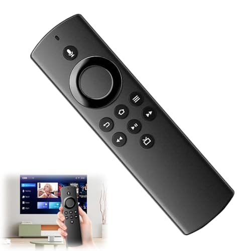 Image of Fire Stick Remote Replacement,Replacement Fire Stick Remote Control With Voice Function, For Amazon Fire Stick,Fire Tv Cube 1st/2nd Gen & Fire Tv 3rd Gen (Black)