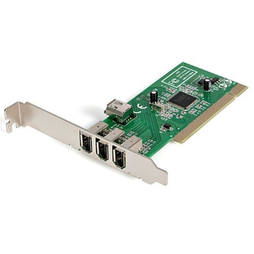 Image of StarTech.com 4 port PCI 1394a FireWire Adapter Card - 3 External 1 Internal FireWire PCI Card (PCI1394MP)