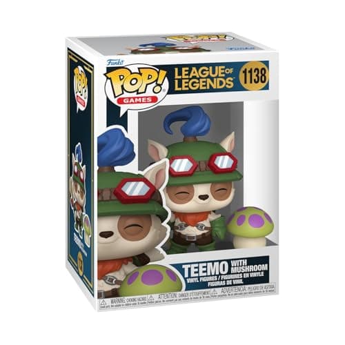 Image of Funko POP! & Buddy: League of Legends- Teemo with Shroom - Collectable Vinyl Figure - Gift Idea - Official Merchandise - Toys For Kids & Adults - Model Figure for Collectors and Display