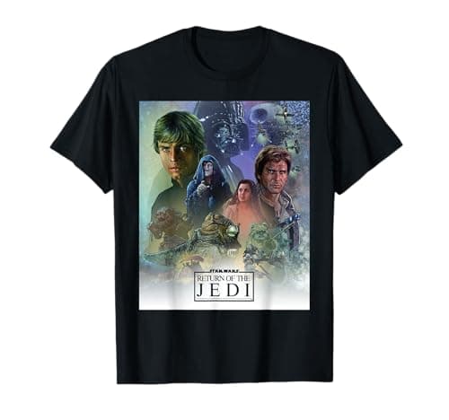 Image of Star Wars Celebration Mural Return of the Jedi Logo T-Shirt T-Shirt