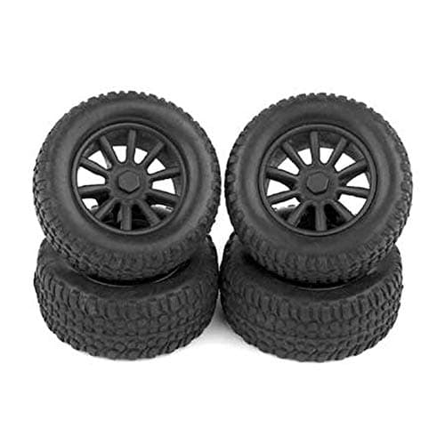 Image of ASSOCIATED SC28 WHEELS & TYRES MOUNTED (F/R)