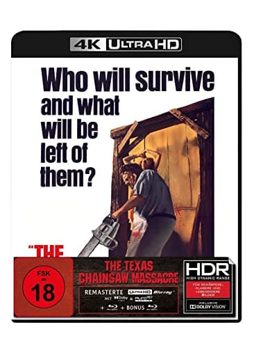 Image of The Texas Chainsaw Massacre (4K Ultra HD Blu-ray + Blu-ray + Bonus-Blu-ray) [Region Free] [Blu-ray]