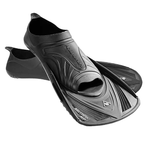 Image of Aqua Sphere AQFM1XXL New Aquasphere Fins Microfin Black Size Xxl carta Football
