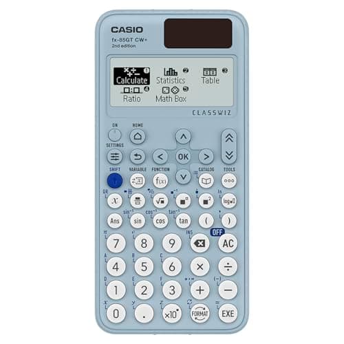 Image of Casio fx-85GTCW+ Scientific Calculator Blue (UK Version) - Upgrade from previous fx-85GTCW model