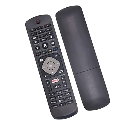 Image of Riry Replacement Universal remote Philip Remote philips tv remote control Universal Remote Control for All Philips Smart TV with NETFLIX Button-no setup needed