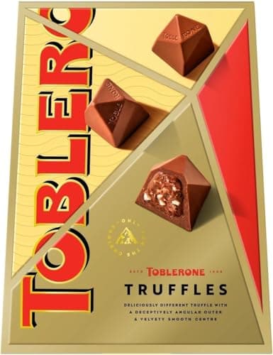 Image of Premium Swiss Chocolate Truffles - Best gift for Friends & Family for Any occasion (Toblerone Milk Chocolate Truffles Gift Box 180g)